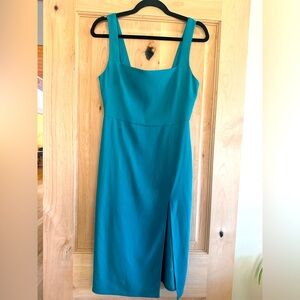 NWOT Babaton ‘90s Slit Midi Dress